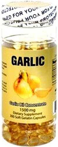 Garlic Oil 3mg (1500:1) 300 Capsules, 3 Months Supply