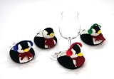 Penquin Quartet Coaster Set - Plush Slipper Design