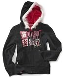 Hurley Girls Mixed-up Fur Trim Hoodie