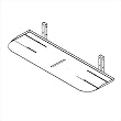 Peerless Acc 309 - Shelf - Black - Videoconferencing