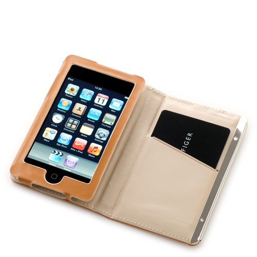 Simplism iPod touch 第2、第3世代対応 フリップレザーケース  キャメル TR-LCFLTC2-CM
