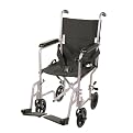 Drive Medical Aluminum Transport Chair - Silver
