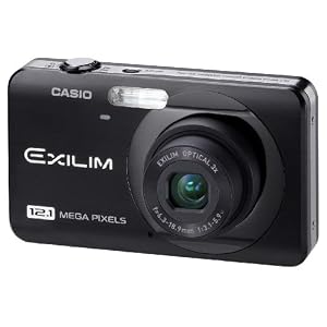 Casio EXILIM EX-Z90 BK Digitalkamera (12,1 Megapixel, 3-fach opt. Zoom, 6,9 cm (2,7 Zoll) Display) schwarz