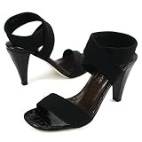 Donald J Pliner -- *Noto2 Blk Crepe Elastic Ant Gator -- Women's Shoes,Comfort Shoes,Sandals