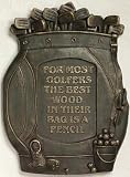 Resin Best Wood in Bag Wall Plaque