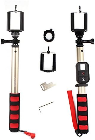 Gold - Feitong Remote Pole Selfie Stick Extendable Telescopic Monopod With Wifi Remote Lock For Gopro 4 3+ 3 2