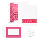 Fuchsia Band Wed Invitation Kit