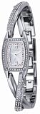 DKNY Stainless Steel Ladies Pink Mop Dial & Diamante Bangle Watch