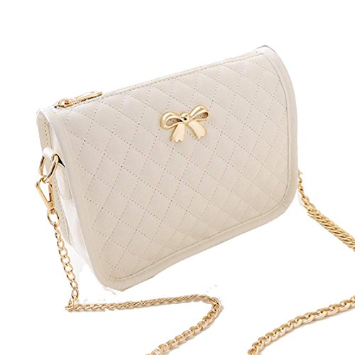 Fanala Cute Women Girls Purse Bow Wallet Bag PU Leather Clutch Bag