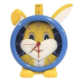 Bunny Alarm Clock Blue Child Sleep Trainer