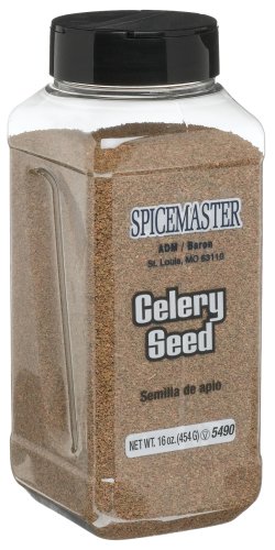 Spicemaster Celery Seed, 16-Ounce Plastic Canisters (Pack of 3) by ADM Food Service