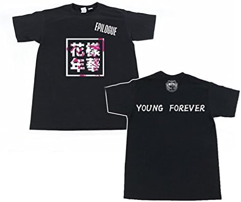 Kpop BTS Tee EPILOGUE young forever Bangtan Boys Black Shirts JUNG KOOK V Support T-Shirts