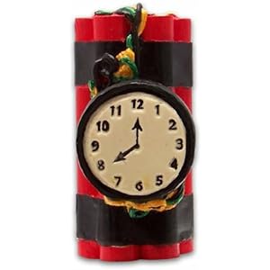 American Shifter 14668 TicBom Bomb with Clock Shift Knob American Shifter 14668 TicBom Bomb with Clock Shift Knob