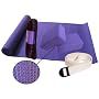 GOGO™ Premium Purple Yoga Fitness Kit (Mat, Block, Strap, Mat Bag)