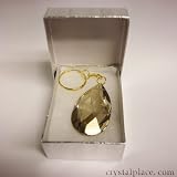 Strass Swarovski Cut Almond Crystal Keychain
