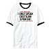 T-Shirt Ringer White  I Only Speak Castilian Spanish  Languaje