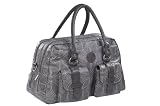 Lassig Vintage Metro Changing Bag (Oilcloth Grey)