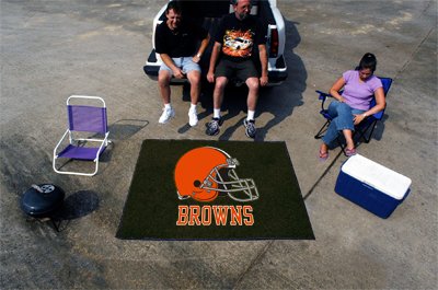 Huge NFL Cleveland Browns Indoor/Outdoor Tailgater Floor Mat 72