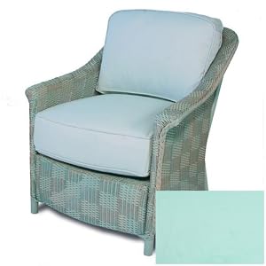 Lloyd Flanders Calypso Ocean Finish Lounge Chair With Bimini Spa Fabric by