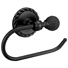 Hardware House 583781 Andorra Toilet Tissue Holder Black
