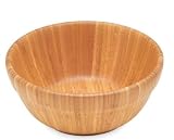 Pampered Chef Large Bamboo Round Bowl