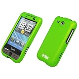 EMPIRE Neon Green Rubberized Hard Case Cover for AT&T HTC Freestyle