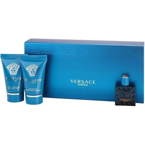 Versace Eros 3 Piece Mini Gift Set Men Perfume
