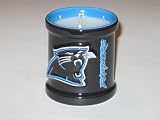 CAROLINA PANTHERS Team Logo Embossed Scented Decorative Votive Candle
