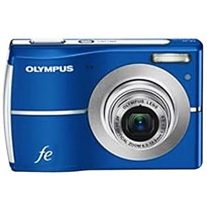 Olympus FE-45 Digitalkamera (10 Megapixel, 3-fach opt. Zoom, 6,4 cm (2,5 Zoll) Display) blau