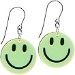 Handcrafted Smile Face Glow in the Dark Earrings
