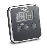 Polder TMR-606-95 Digital Kitchen Timer, Black