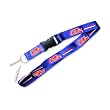 Ole Miss Running Rebels Clip Lanyard Keychain Id Holder Ticket - Blue