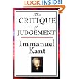 The Critique of Judgement