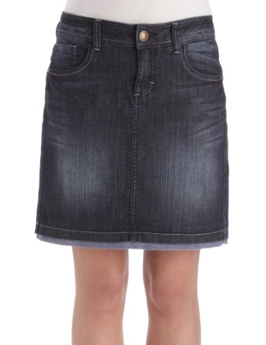 TOM TAILOR Damen Rock (mini), 55117070070/casual denim skirt, Gr. 36, Blau (1095) Preisvergleich