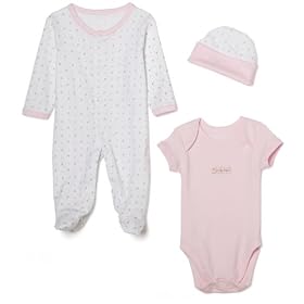 SpaSilk 100% Cotton 3-Piece Sleepwear Set