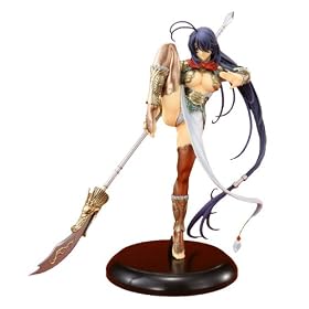 Ikki Tousen Dragon Destiny Kanu Unchou Gold Armor PVC Figure