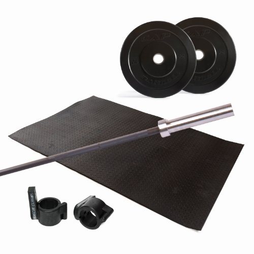 cap barbell bumper plate set