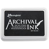 Ranger AIP-31468 Archival Inkpad, Jet Black