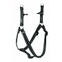 Rogz Reflective 3/8-Inch Nitelife Dog Step-in Harness, Small Adjustable, Black