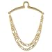 Doppio Alla Moda Tie Chain by Competition - Gold Metal