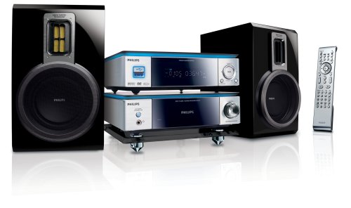 Philips MCD 716 DVD Kompaktanlage (DivX-zertifiziert, USB) silber