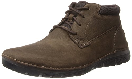 Rockport Men's Zonecush PT Chukka Boot,Dark Brown,10 M US