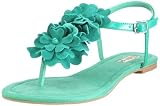Buffalo London 310-2215-3 PATENT PU KID SUEDE 119286, Damen, Sandalen/Fashion-Sandalen, Gr&uuml;n (GREEN 02), EU 37