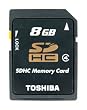 Toshiba 8 GB SDHC HighSpeed Speicherkarte, Secure Digital High Capacity (8GB SDHC Class 4 Card) CL4, COMPUTERBILD: Preis-Leistungs-Sieger! Testnote: 1,83 Heft: 13/2010