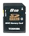 Produkt-Bild: Toshiba 8 GB SDHC HighSpeed Speicherkarte, Secure Digital High Capacity (8GB SDHC Class 4 Card) CL4