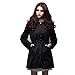 Hee grand Women Winter Faux Fur Coat Winter Coats for Women Warm Parka Jackets for Women Hood Jacket Black M 8