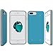 iPhone 7 Plus/iPhone 8 Plus Case, Poetic Quarterback [Corner/Bumper Protection][No Bulk][Dual Protection]- Stylish PC+TPU Protective Case for Apple iPhone 7 / iPhone 8 Plus Blue/Gray