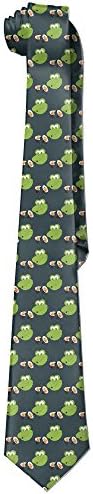 ZFFNO Men's Novel Frog's Sushi Necktie Tie