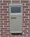 Plastic Pillar Bin - Wall Mounted