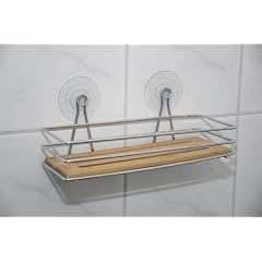 Bambus Duschablage - Regal, Badregal f�r Dusche und Bad 1 Ebene rechteckig